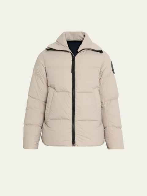 Men's Crofton Matte Nylon Hooded Puffer Jacket