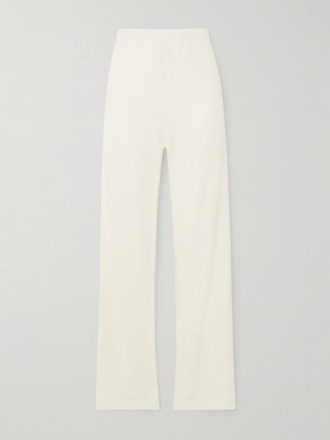 Cotton And Modal-blend Jersey Straight-leg Sweatpants