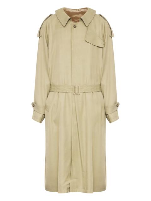 belted trench coat