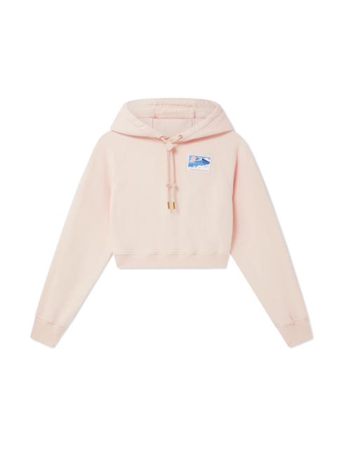 Greek Temple Cropped Hooded Sweatshirt | Casablanca Paris