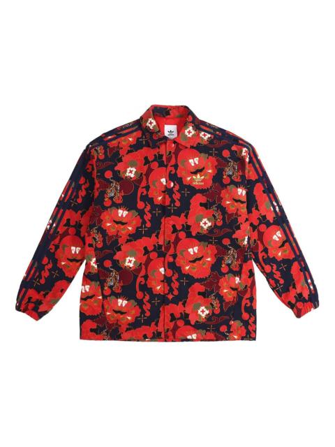 adidas LNY COACH Jacket COLLEGIATE NAVY / SCARLET / MULTICOLOR / GOLD METALLIC GC8697