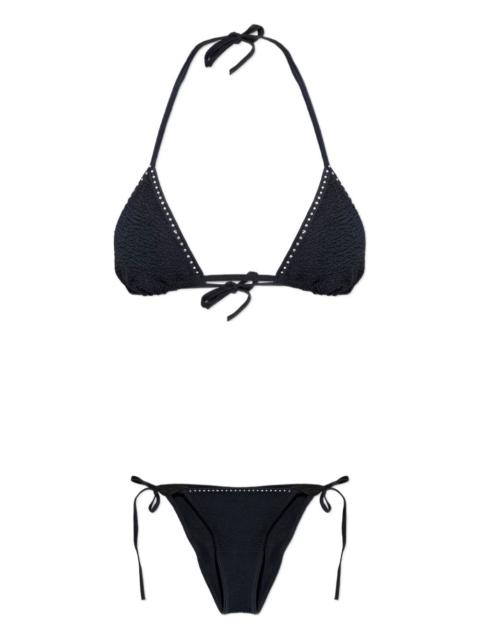 Gina Swarovski® crinkle bikini