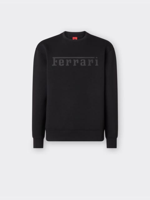 Scuba sweatshirt with Ferrari logo