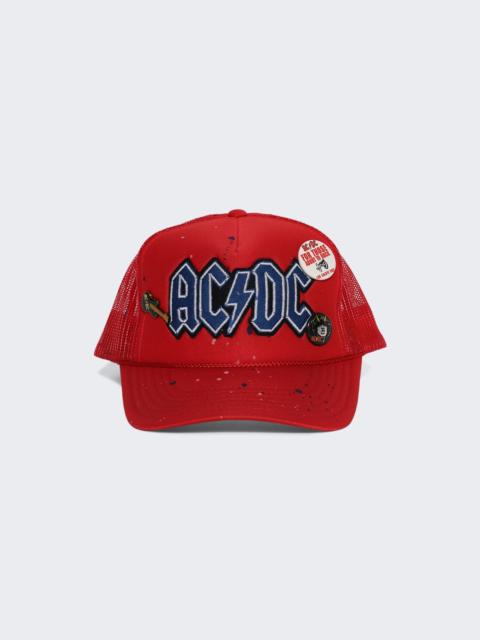 Ac/dc Trucker Hat Red