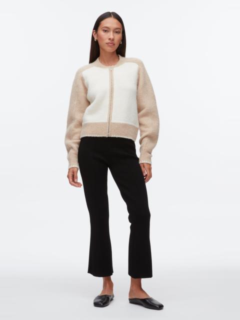 Colorblock Zip Cardigan