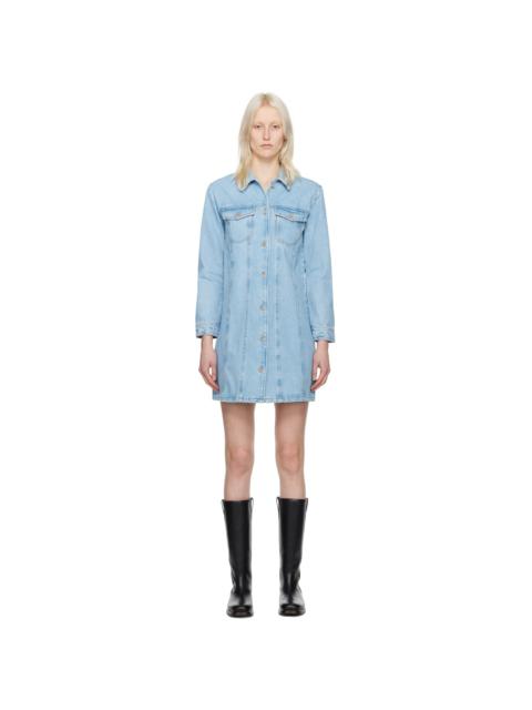 Blue Alpine Denim Minidress