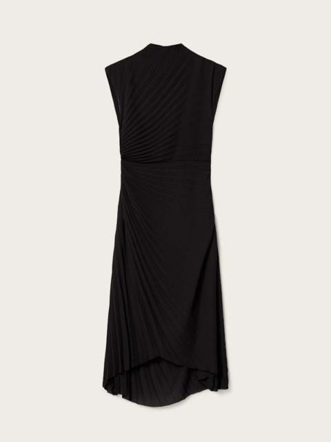 RAYANNA PLEATED MIDI DRESS