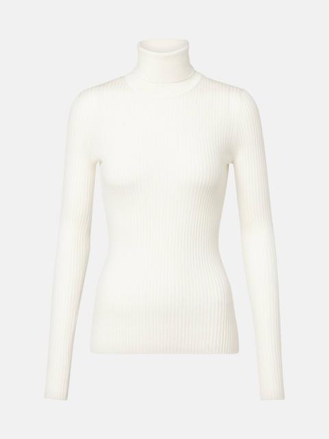 Cashmere and silk turtleneck sweater