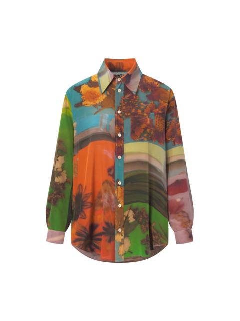 UNISEX SILK SHIRT - PRINT G