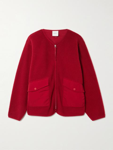 Marina Shell-trimmed Recycled-fleece Jacket
