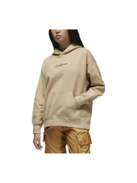 (WMNS) Air Jordan Paris Collective Hooded Pullover 'Beige' DV1386-250