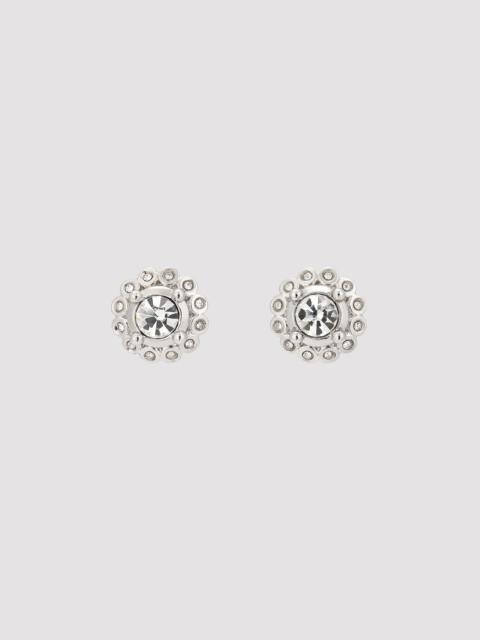CRYSTAL FLOWER EARRINGS