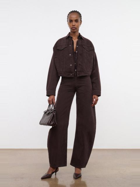 STAUD GLEN DENIM JACKET EARTH