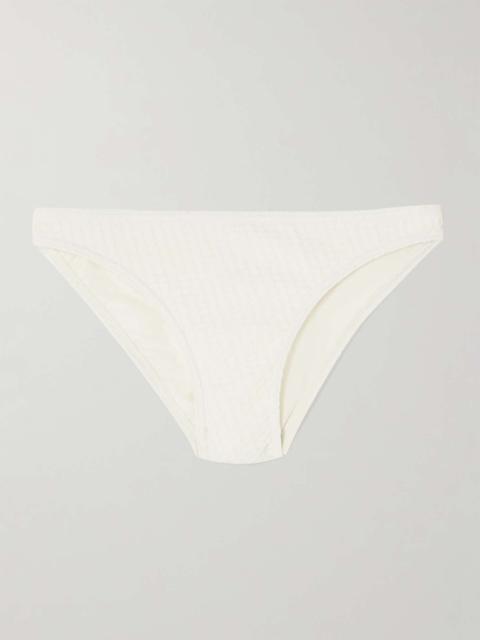 The Vogue Trends jacquard bikini briefs White