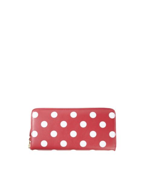polka-dot long wallet