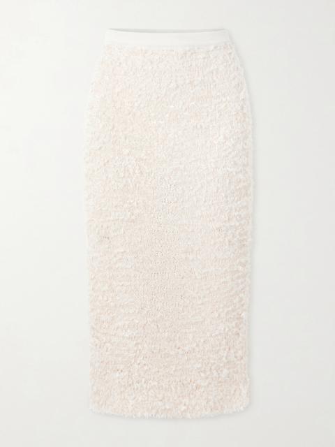 Adela Bouclé Midi Skirt