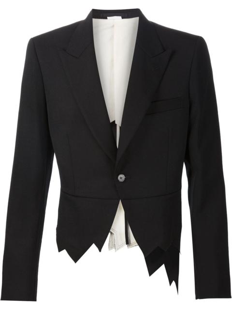 asymmetric zig zag blazer
