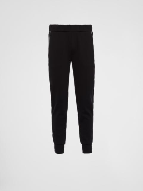 Sweatpants with Re-Nylon details