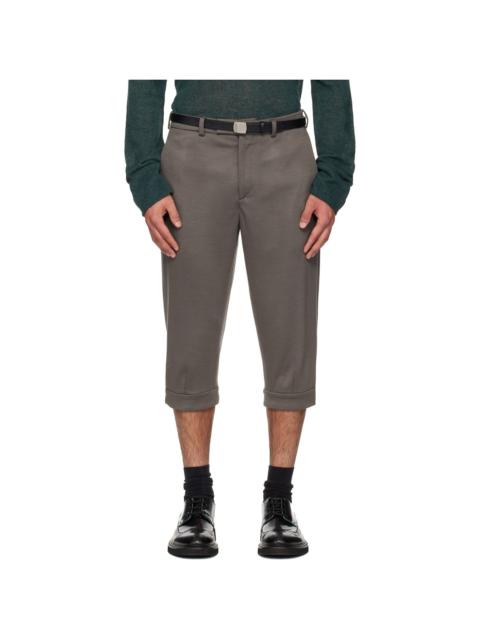 Gray Knickerbocker Shorts