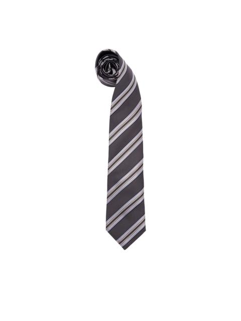 striped silk tie