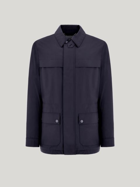 CANALI NUVOLA MAESTRALE BLUE TECHNICAL FABRIC FIELD JACKET