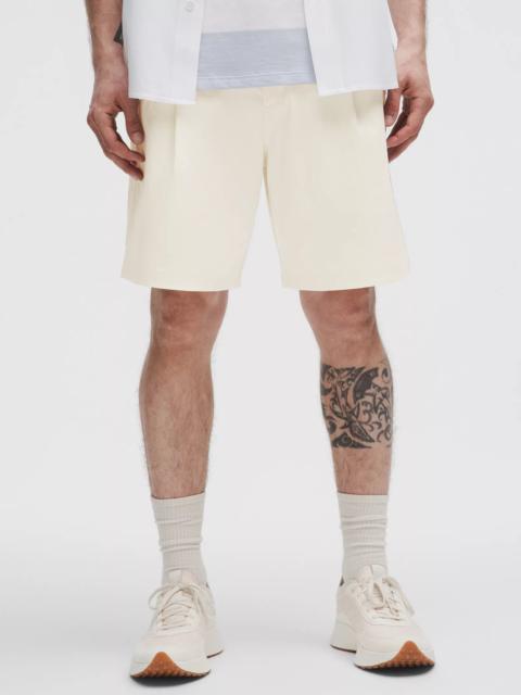Woven Relaxed-Fit Pleated Short 8"