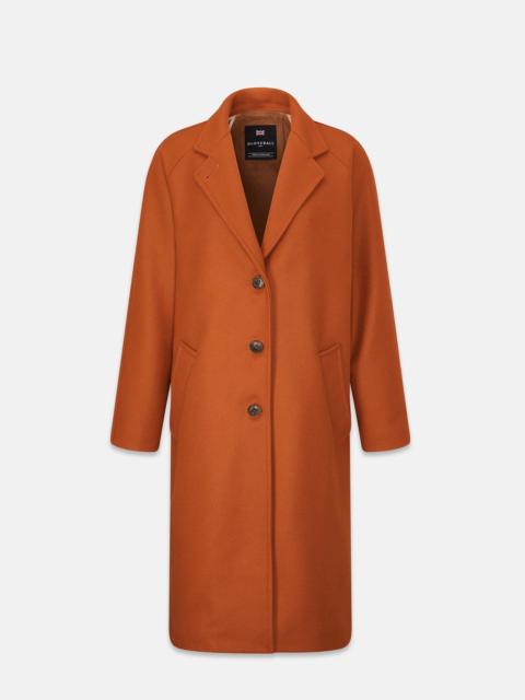 Women's Chesterfield Overcoat Orange