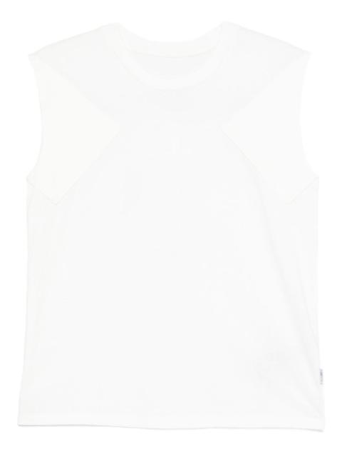 padded sleeveless top