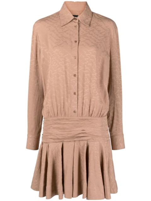 Arzach logo-jacquard shirtdress