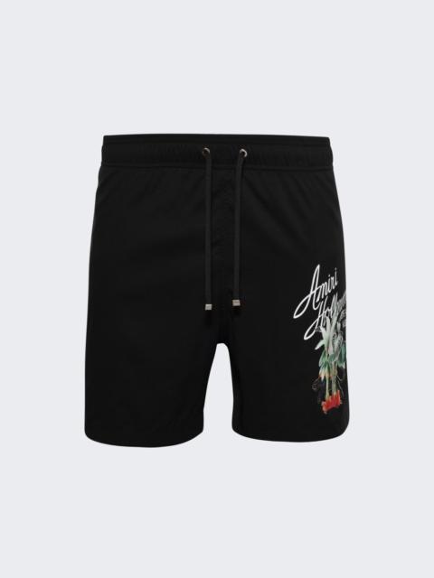 Hollywood Swim Trunk Black