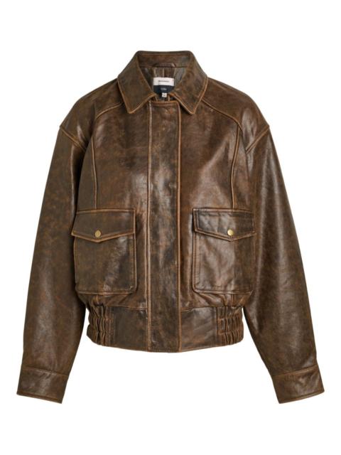 Daphne leather jacket