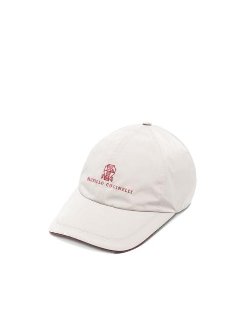 logo-embroidered baseball cap