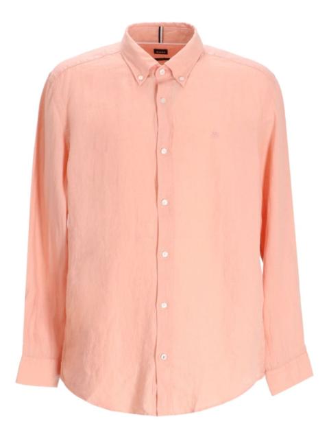 long-sleeve linen shirt