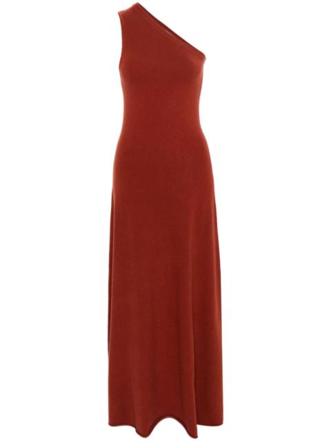 one-shoulder maxi dress