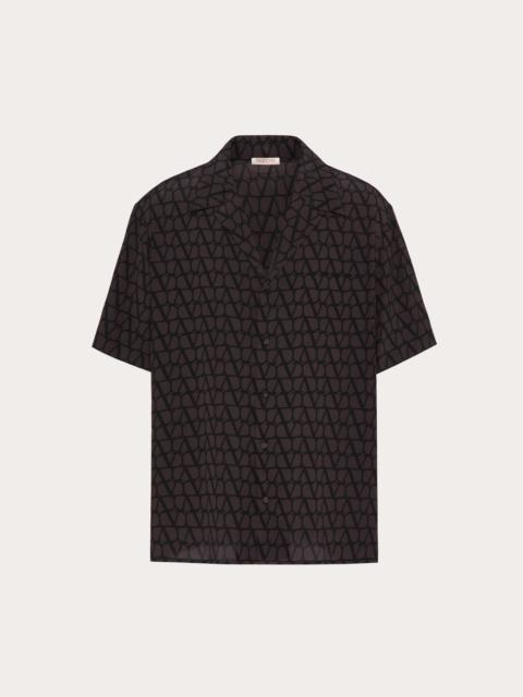 ALL-OVER TOILE ICONOGRAPHE PRINT SHORT SLEEVE SHIRT