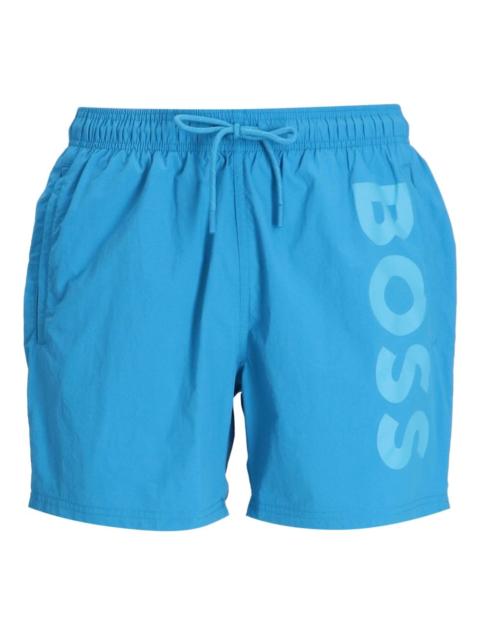 logo-print swim shorts