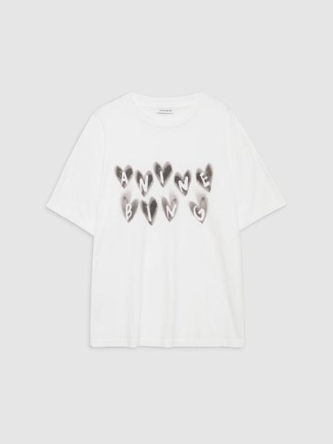 Cade Tee Hearts - Ivory