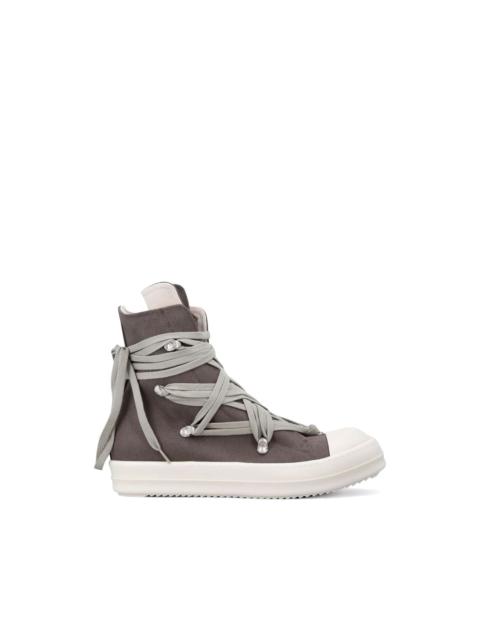 lace-up high-top sneakers