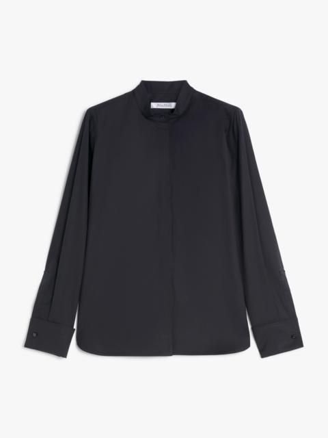 ARDUINO1234 Mandarin-collar cotton shirt