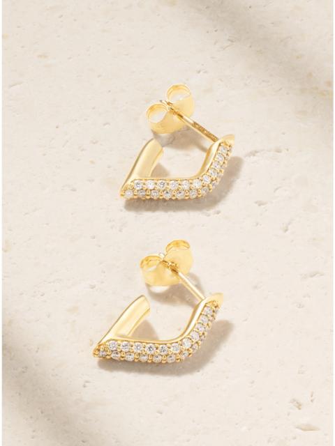 14-karat Gold Diamond Earrings