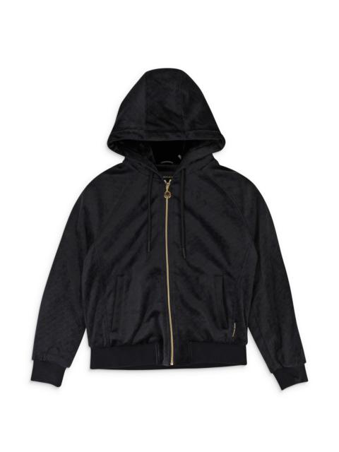 MOOSE KNUCKLES PARSONS BUNNY MONOGRAM PRINT HOODIE "Monogram Print"