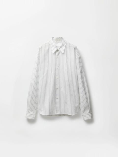 Striped Cotton-Poplin Loose Shirt