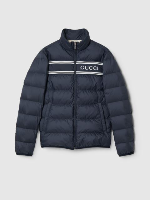 Nylon puffer jacket