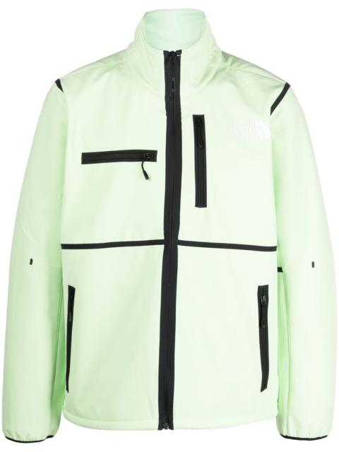 chest logo-print zipped jacket