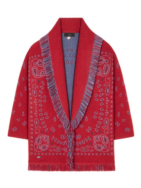 Bandana Jacquard Cardigan