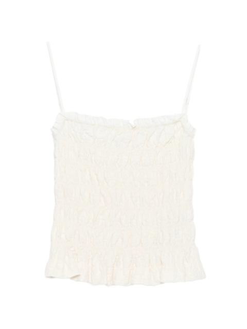 System Ruffled Strap Top
