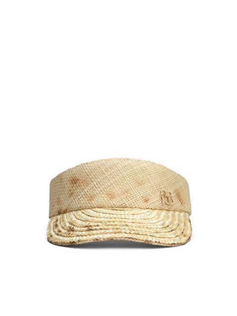 visor raffia hat