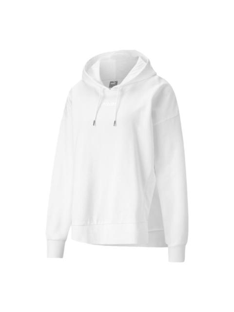 (WMNS) PUMA Her Pullover Hoodie 'White' 847688-02