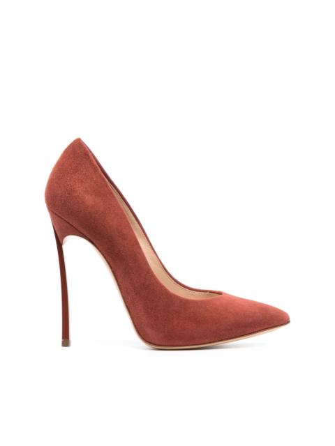 Blade 120mm pointed-toe suede pumps