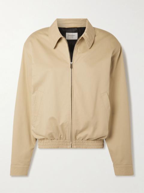 Cotton-twill jacket Beige